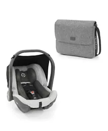 Oyster Kids Capsule I-size Infant Travel Car Seat with Diaper Changing Bag - Tonic