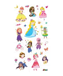 أفينير ملصقات تاتو الأميرة - 52 قطعة