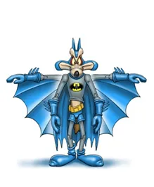 Warner Bros Mashup Figure Coyote As Batman - 15.2 cm