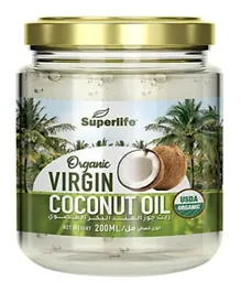 Superlife Organic virgin Coconut Oil - 200mL