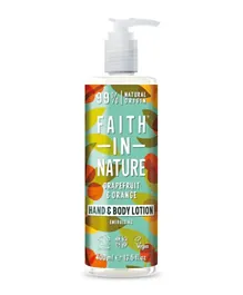 Faith In Nature Natural Grapefruit and Orange Hand and Body Lotion - 400mL