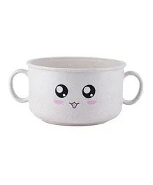 Little Angel Kids Bowls Feeding Bowl with Handle - Cream