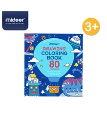 Mideer Blue Drawing Colouring Book - 80 Pictures