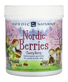 Nordic Naturals Nordic Berries Cherry Berry Dietary Supplement - 120 Gummy Berries