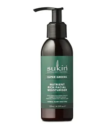 Sukin Supergreens Nutrent Rich Facial Moisturiser - 125ml
