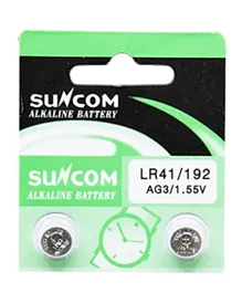 Renata Suncom LR41 Battery - Pack of 2
