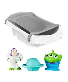 The First Years Infant to Toddler Bath Tub + Toy Story Squirtie - 4 Pieces