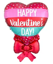 Party Centre Valentine's Day Tiny Hearts & Bow SuperShape Balloon