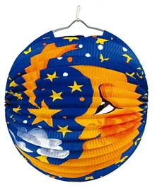 Party Centre Moon & Star Multicolor Lantern, Flame Retardant, Elegant Ceiling Hanging Decor for Special Occasions