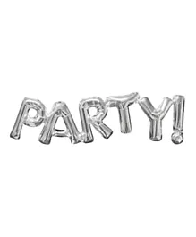 Party Centre Party Phrase Foil Balloon - Silver