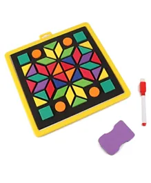 Babyhug Play N Learn Magnetic Playset With Write & Wipe Feature - 107 Pieces