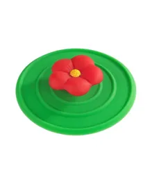 Wenko Sink Stop Flower - Green and Red