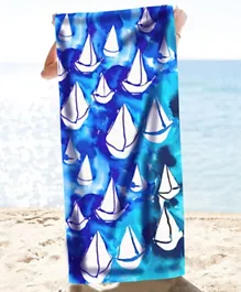 منشفة الشاطئ بتصميم القارب الشراعي من أنيموس
