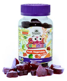 Sunshine Nutrition Cool Gummies Fruit Vegetable & Fiber - 45 Gummies