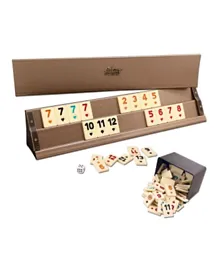 Star Gold Pearl Okey Board Game Set - 2 to 4 Players
