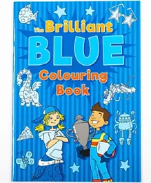 Alligator Books The Brilliant Blue Colouring Book - 32 Pages
