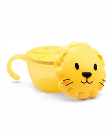 Melii Yellow Lion Snack Container With Finger Trap - 200mL