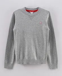 Guess Kids Organic Cotton Sweater - Light Grey