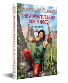 Wonder House Books Illustrated Classics The Adventures of Robin Hood Abridged Novels With Review Questions  - English