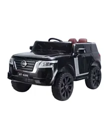 Megastar Ride On Rechargeable Patrol Sweeper Suv  Car With Remote Controller - Black