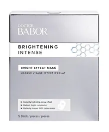 BABOR  Brightening Intense Bright Effect Face Mask - 5 Pieces