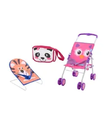 Hauck Toys Zoo Travel N Care Doll Accessory Set - Multicolour