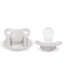 Filibabba Pacifiers White - 2 Pack