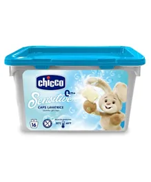 Chicco Laundry Detergent Pods Pack of 16 - Blue