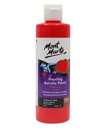 Mont Marte Pouring Acrylic Paint Cadmium Red - 240ml