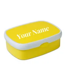 Rosti Mepal Campus Lunchbox Midi - Yellow Personalized