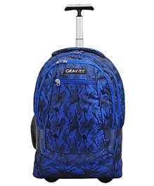 Gravity Camofalogue Trolley Bag - Blue