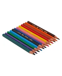 BIC Kids Evolution Triangle ECOlutions Triangular Coloring Pencils Multicolor - Pack of 12