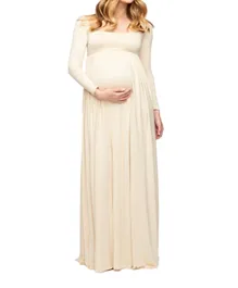Mums & Bumps - Rachel Pally Isa Long Maternity Dress - Cream