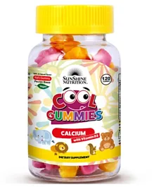 Sunshine Nutrition Cool Gummies Calcium With D3 - 120 Gummies