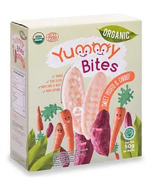 Yummy Bites Rice Cracker Carrot & Sweet Potato Flavor
