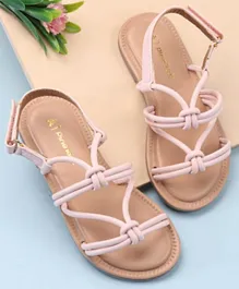 Pine Kids Sandals With Velcro Closure - Pink