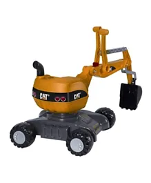 Rolly Toys Cat Ride on Digger - Yellow