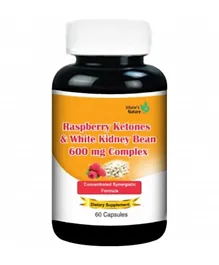 Vitane Raspberry Ketones & White Kidney Bean 600Mg Complex- 60 Capsule