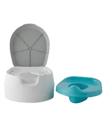 Summer Infant 2 In 1 Step Up Potty Chair - White & Blue