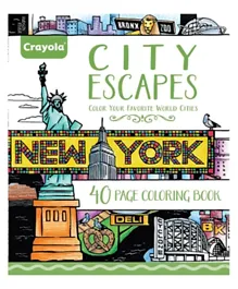 Crayola Adult Coloring City Escapes Coloring Books -  English