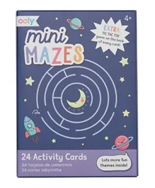 Ooly Mini Mazes Activity Cards 24 Pieces - 2 to 4 Players