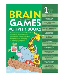 OM Books International Brain Games Activity Book 5