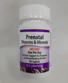 Webber Naturals Prenatal Vitamins & Minerals Caplets- 30 Pieces