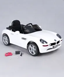 Babyhug BMW Z8 Licensed Battery Operated Ride On With Remote Control and Charger - White