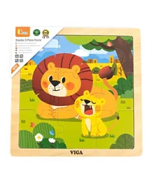 Viga Wooden Lion Puzzle - 9 Pieces
