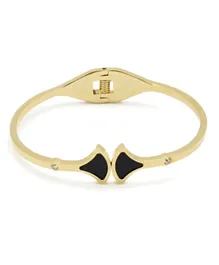 FC Beauty 18kt Gold Plated Premium Clover Leaf Design Bracelet - Golden