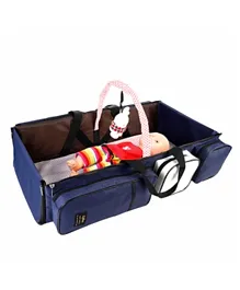 Cybee 9 in 1 Mummy Bag & Baby Travel Bed & Diaper Bag - Beige