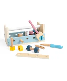 Bigjigs Toys Wooden My First Workbench - 12 Pieces