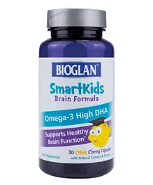 Bioglan SmartKids Brain Formula - 30 Chewy Capsules