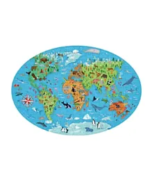 Sassi Travel, Learn And Explore Endangered Animals Puzzle - 206 Pieces